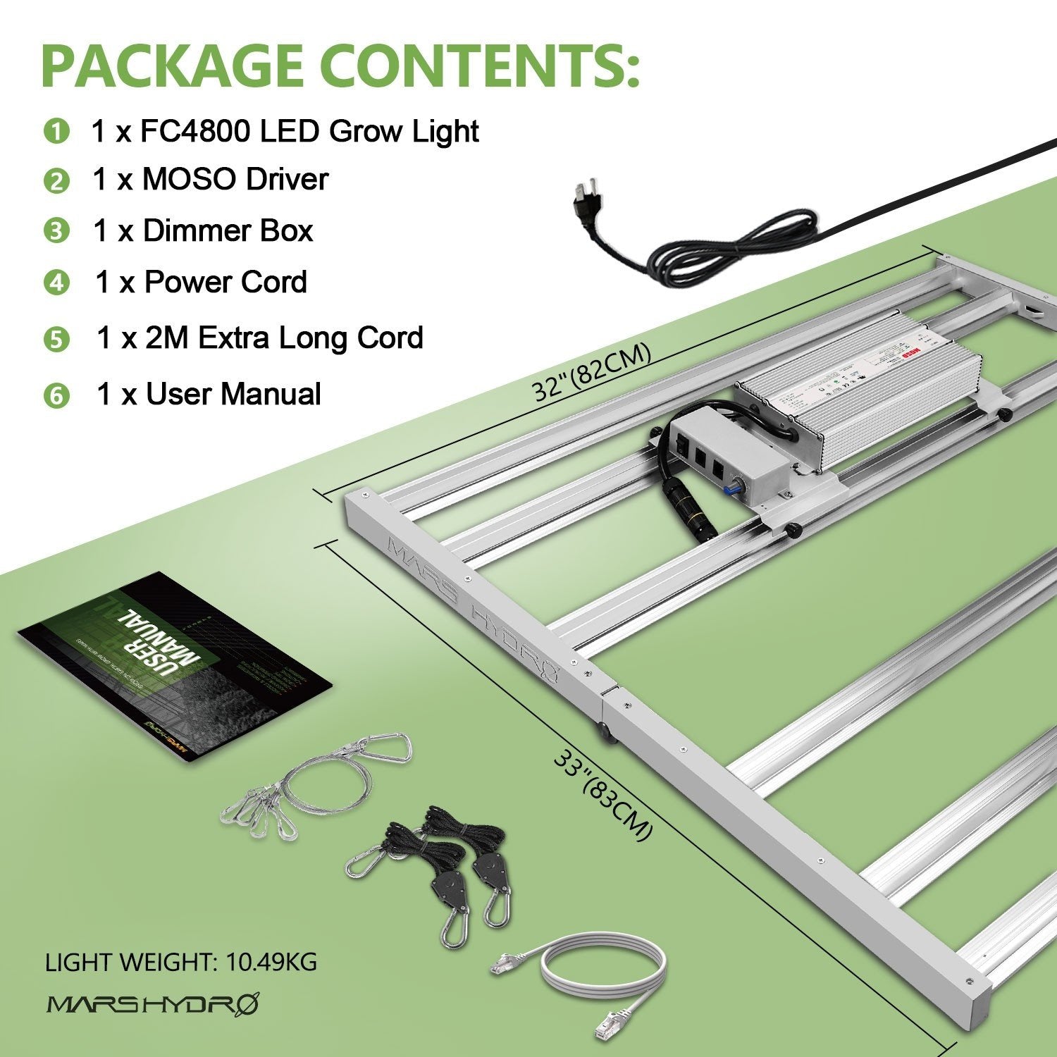 MARS HYDRO FC 4800 SAMSUNG LM301B OSRAM 480W LED GROW LIGHT ...